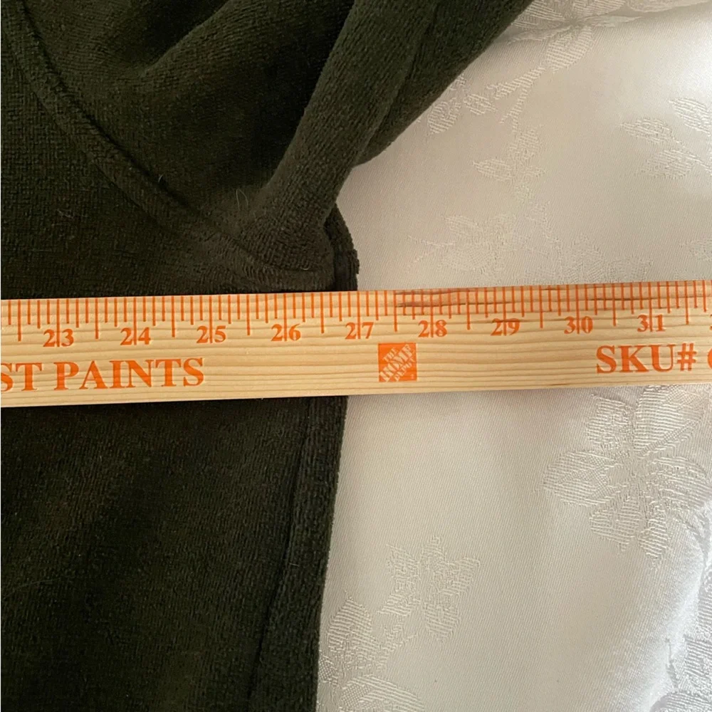 Vintage LL BEAN Mens Fleece Jacket XL Full Zip Hunter Green Outdoors Hiking - Picture 8 of 11